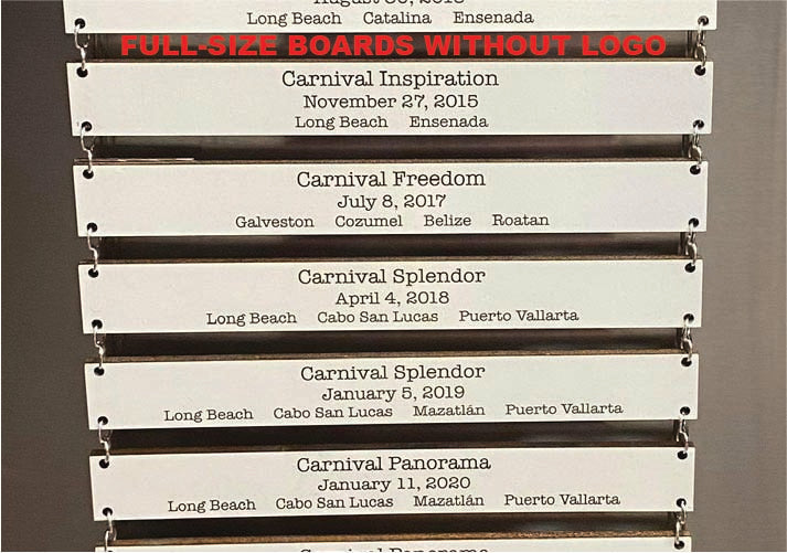 Full-size boards without logo